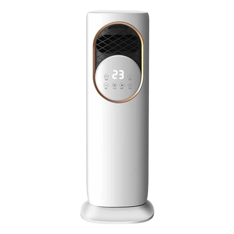2-in-1 Mist Fan & Heater | Portable 220V Evaporative Air Cooler