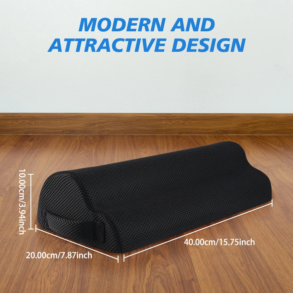 Memory Foam Office Foot Stool & Under Desk Footrest Leg Elevation Pillow for Gaming & Home Office Peaceful Pleasures Health and Wellness