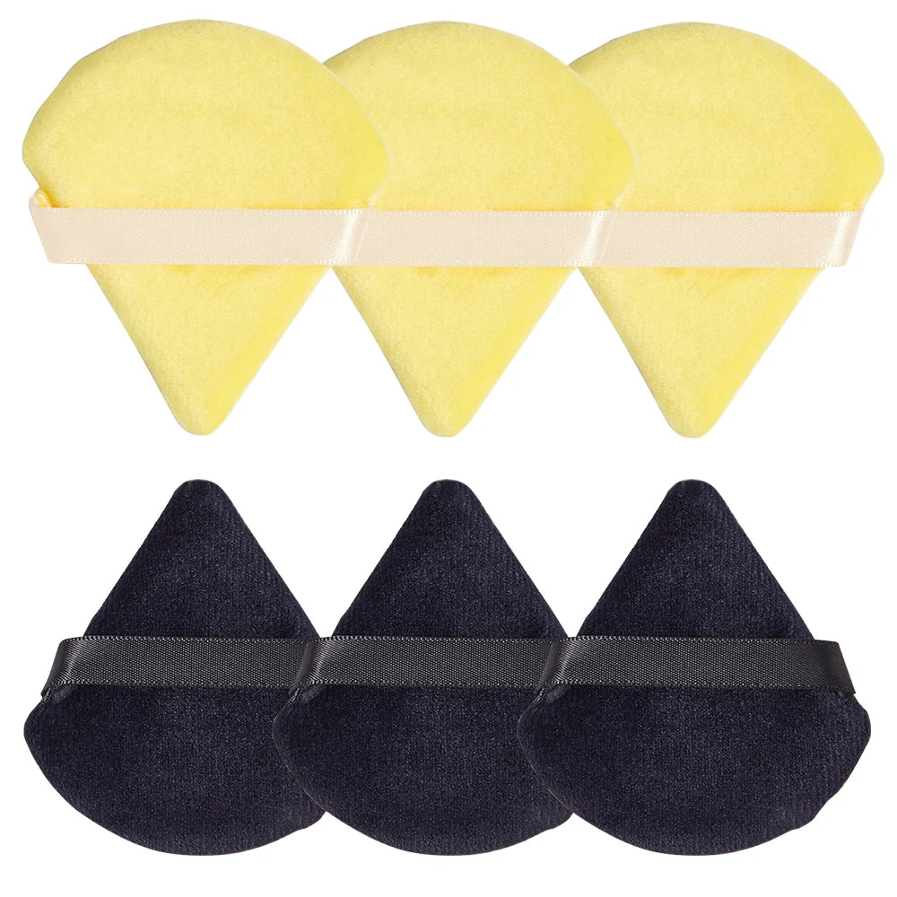 RUNTOIN Triangle Powder Puff Mini Finger Makeup Sponge 6-20 Pc