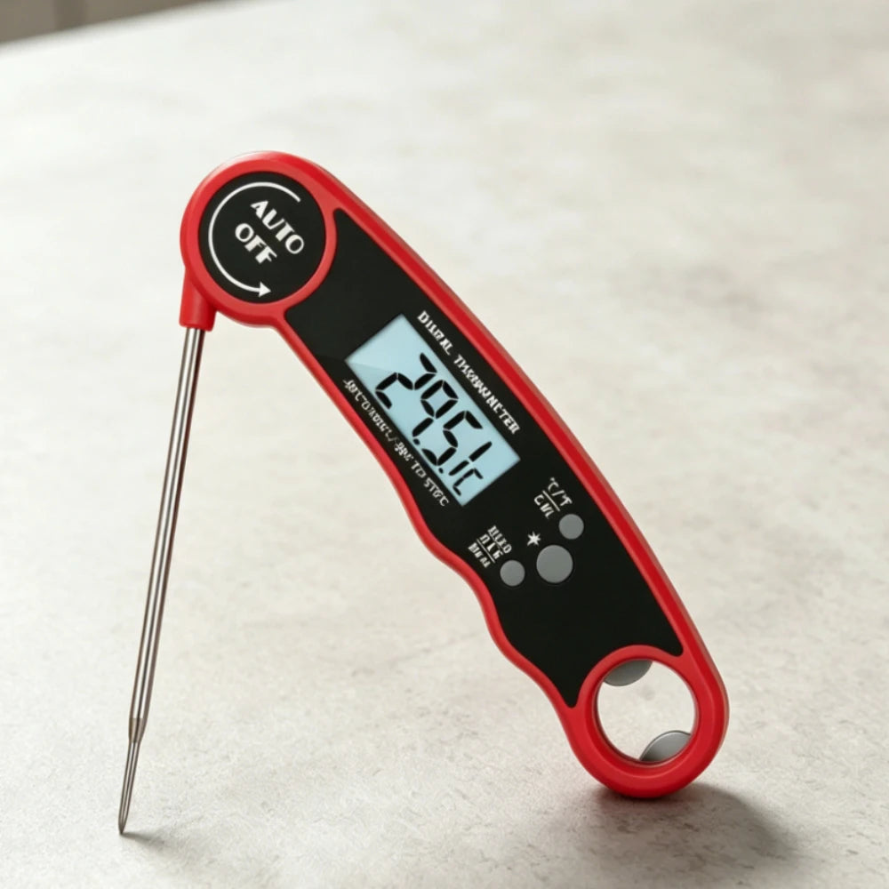 Leeseph Meat Thermometer Digital, Instant Read Food Thermometer, Waterproof Digital Thermometer for Cooking Grill BBQ Fryer Peaceful Pleasures Health and Wellness