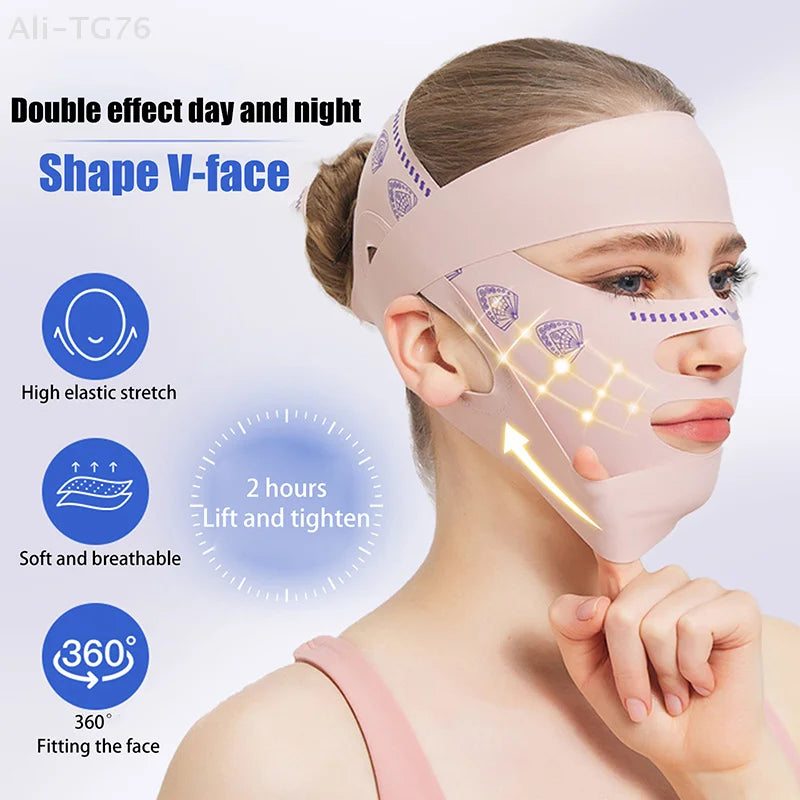 V-Line Face Sculpting Sleep Mask | Adjustable Chin Lifting Strap