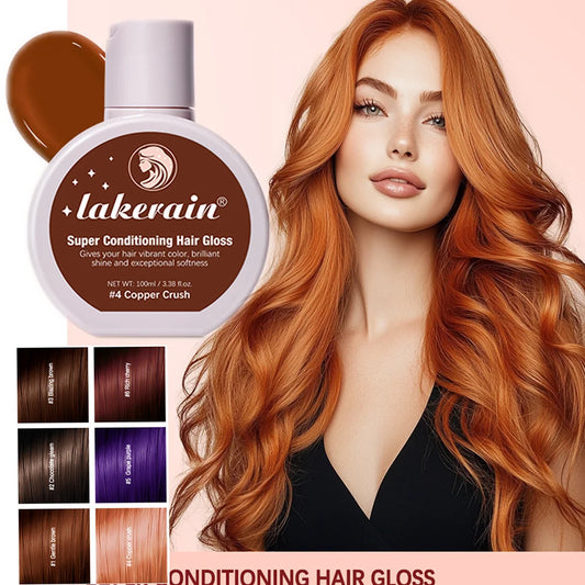 Lakerain Hair Gloss Glaze – Semi-Permanent Color & Shine Semi-Permanent Hair Gloss Oasis Select