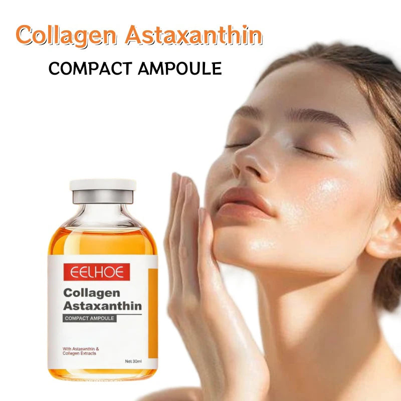 Astaxanthin Collagen Ampoule Essence Gentle Moisturizing Multi-effect Rejuvenation Serum Smooth Soft Skin For All Skin Types Peaceful Pleasures Health and Wellness