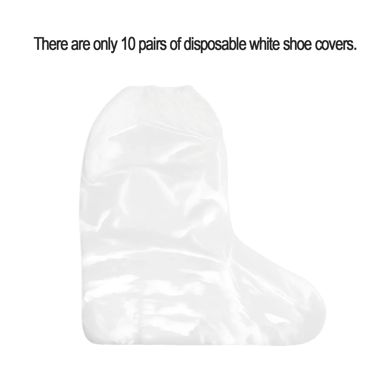Waterproof Adult Poncho & 10 Disposable Shoe Covers Rain Set