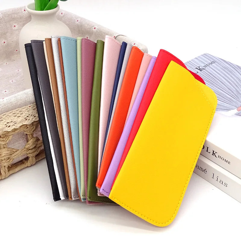 Slant Opening Eyeglass Pouches Soft Dustproof Sunglass Storage Sleeve Portable Knife‑Shape Spectacle Case Eyewear Protective Bag Peaceful Pleasures Health and Wellness