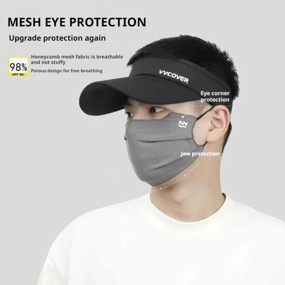 Breathable Ice Silk Face Mask for Sun Protection Peaceful Pleasures Health and Wellness