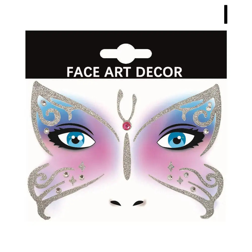 Face Jewels Rhinestone Crystal Stickers – Self-Adhesive Glitter Gems for Halloween, Festival & Party Makeup Peaceful Pleasures Health and Wellness I