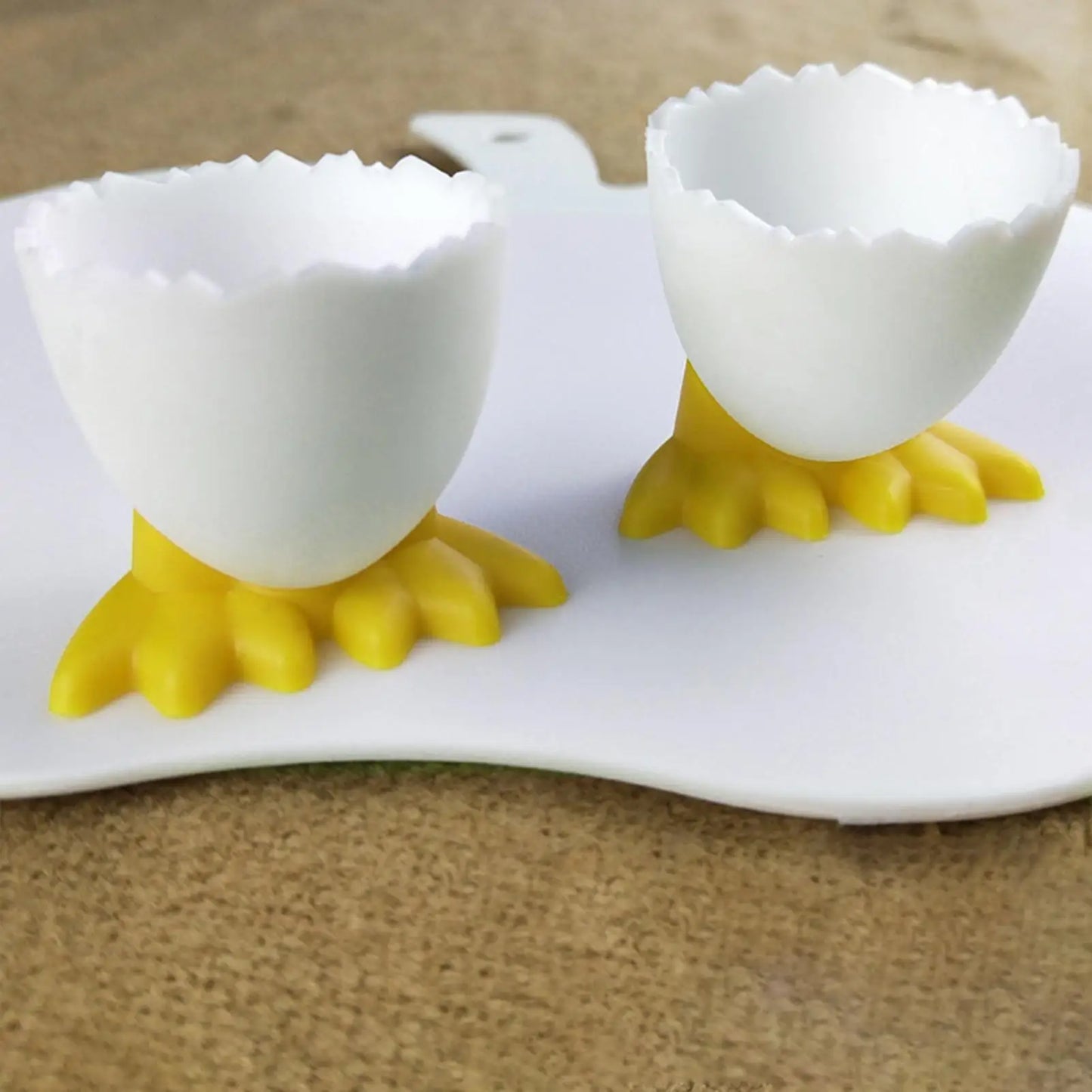 Chicken Feet Egg Cup Holder – Cute Boiled Egg Stand for Kitchen