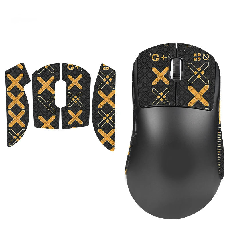 Wireless Mouse Grip Lape Skate Handmade Sticker For GPW4 For Logitech G PRO X SUPERLIGHT 2 Dex Non-Slip Lizard Skin Suck Sweat Peaceful Pleasures Health and Wellness half D