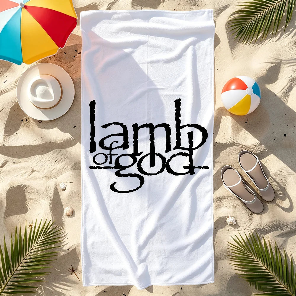 Lamb of God Rock Band Quick-Dry Beach Towel | Travel & Gym