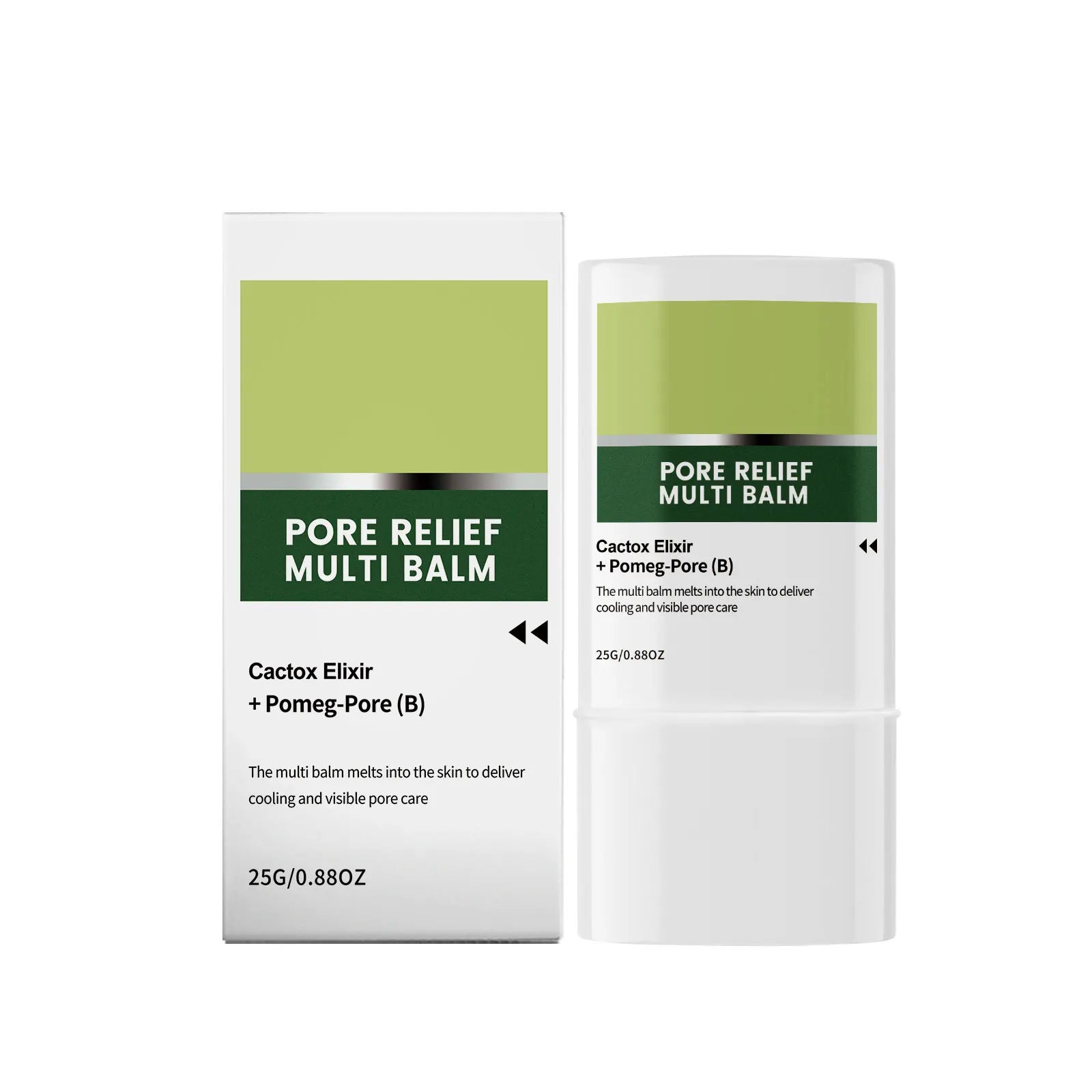 Pore Relief Multi Balm Stick for Moisturizing and Tightening Peaceful Pleasures Health and Wellness 25g Boxed