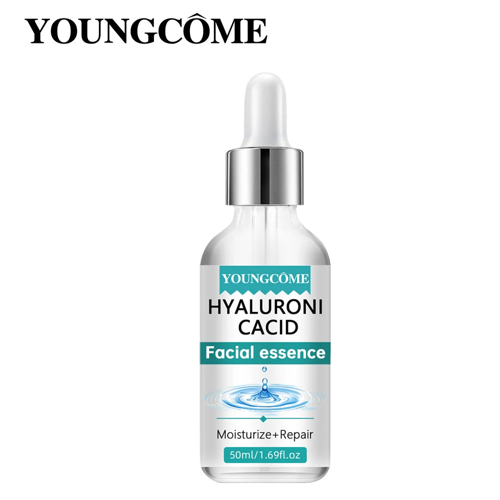 Hyaluronic acid facial serum, a natural moisturizing factor, can retain moisture for a long time,keep skin hydrated,elastic Peaceful Pleasures Health and Wellness