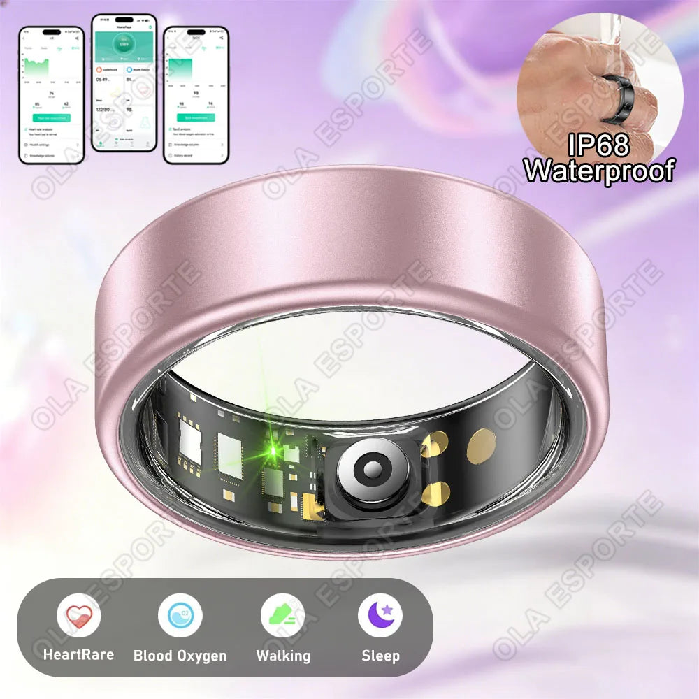 Smart Ring Heart Rate SpO₂ Sleep Tracker | 5ATM Waterproof