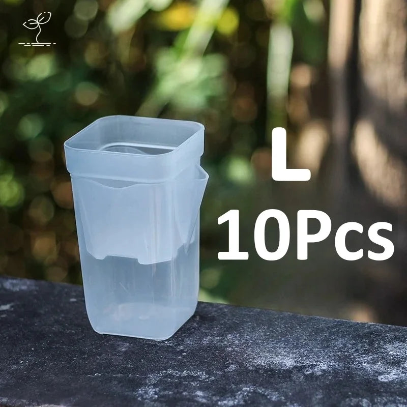 Self Watering Pots for Indoor Plants – Clear Plastic Planters