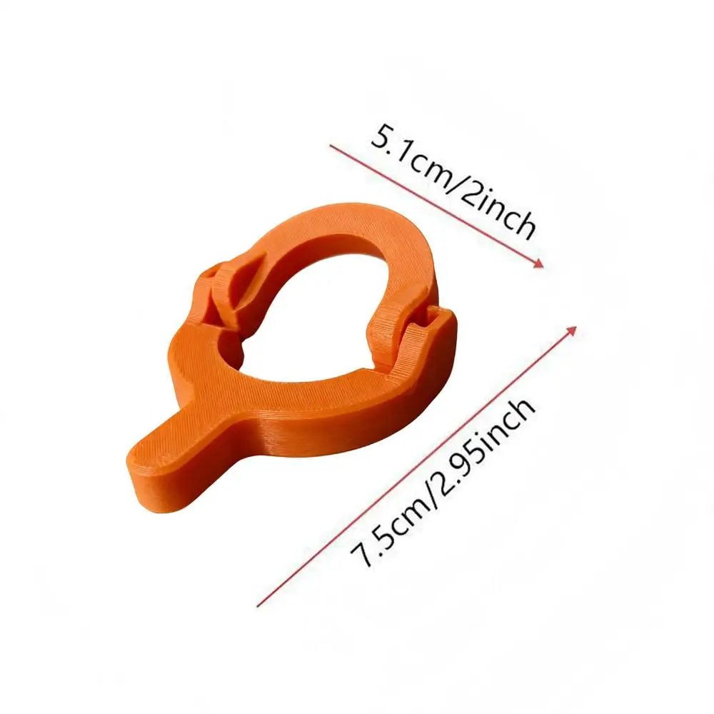 Beer Bottle Opener Creative Launcher Lid Remover Portable Bar Bottle Opener For Home Party Picnic Camping Barbecue Outdoor Peaceful Pleasures Health and Wellness Orange
