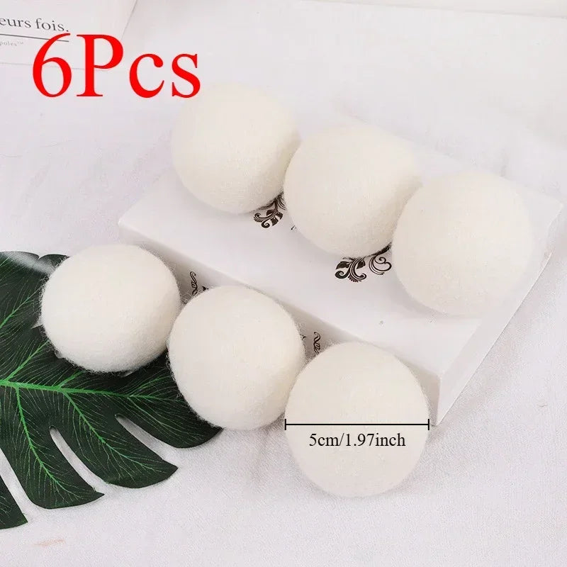 30-Pack Wool Dryer Balls – Natural Reusable Fabric Softener