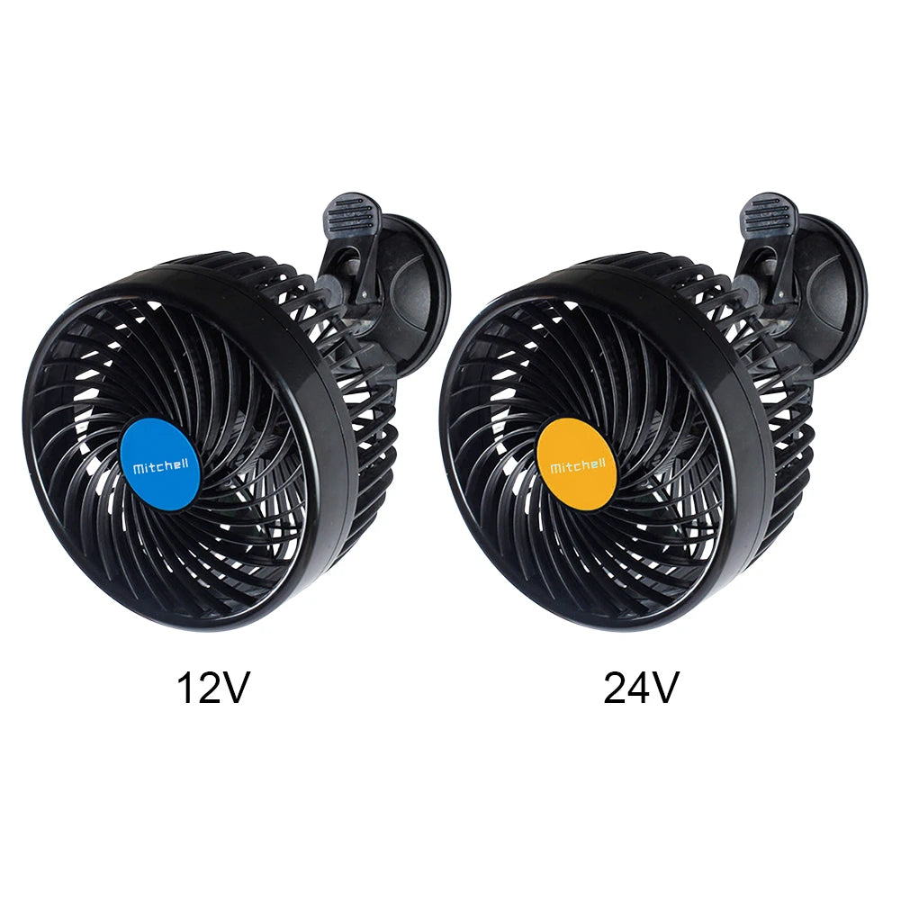 12/24V Car Cooling Fan – Electric Air Circulator Automotive Accessories Peaceful Pleasures Health and Wellness