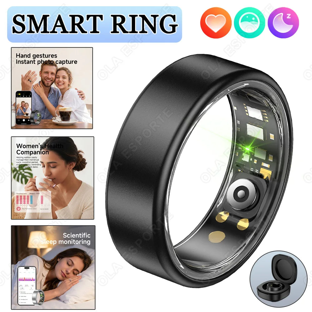 Ola Esporte Smart Ring | Heart Rate, SpO₂, Sleep – 5ATM