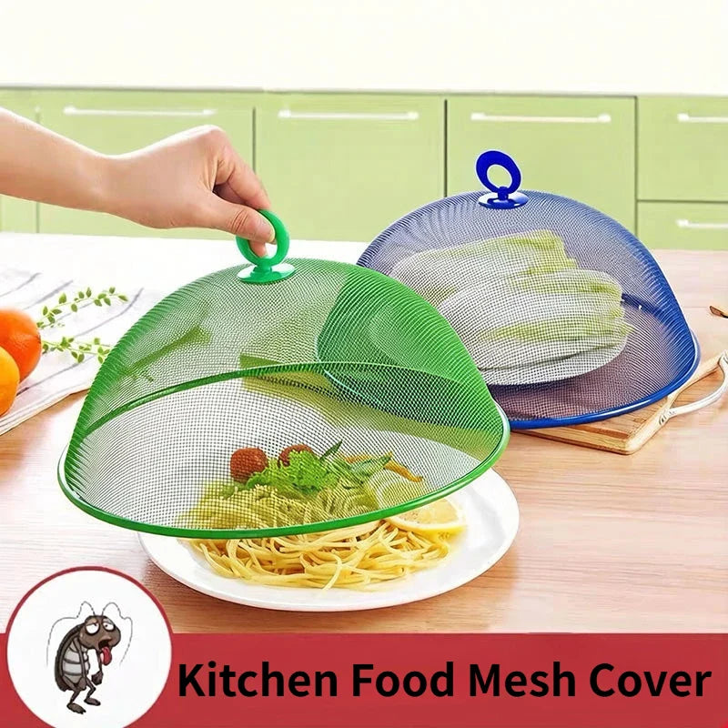 Iron Wire Mesh Food Cover – Anti-Fly Dome for Picnic & BBQ