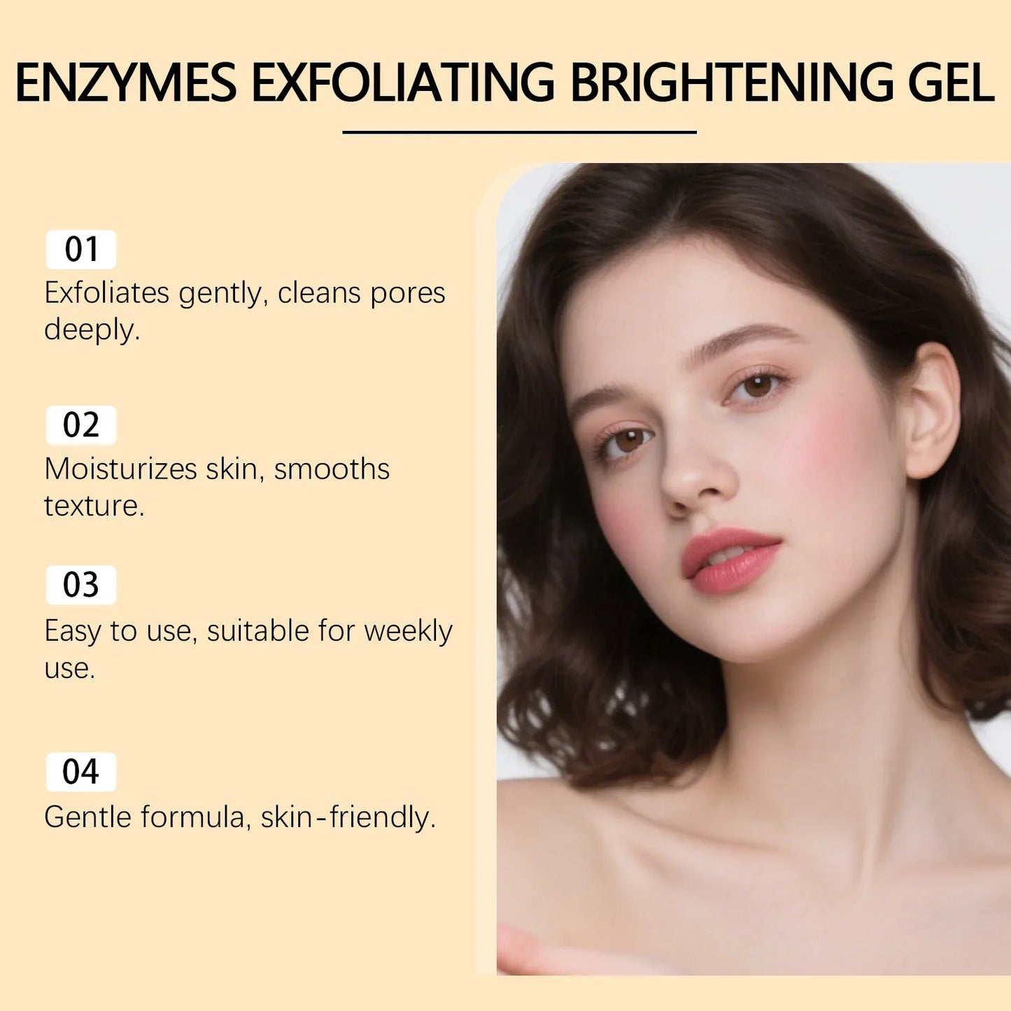 Viareline Facial Exfoliating Gel – Cleanse, Brighten & Refine Pores
