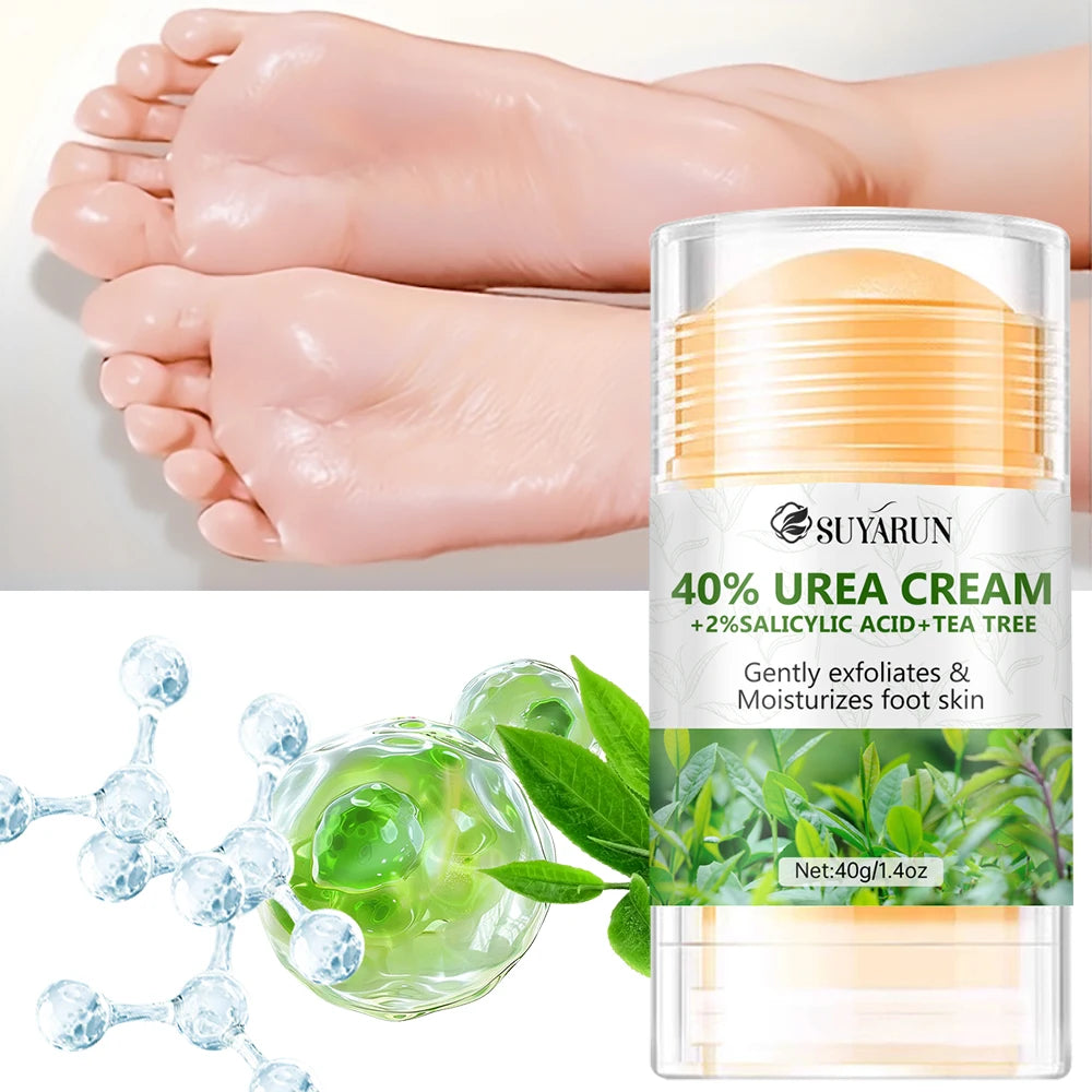SUYARUN Salicylic Acid Urea Tea Tree Stick - Anti-Blemish, Exfoliating Foot & Face Care, Dead Skin Removal, Moisturizing. Peaceful Pleasures Health and Wellness