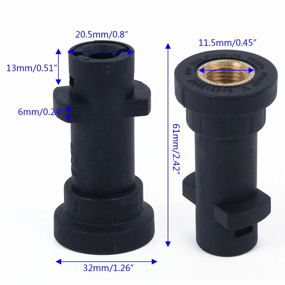 Pressure Washer Adapter Connector Bayonet 1 4 BSP Foamer K Series