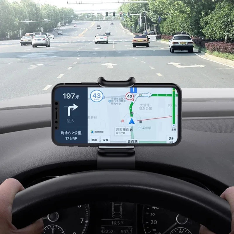 360° Rotatable Car Phone Holder | Universal Gravity Dashboard Mount