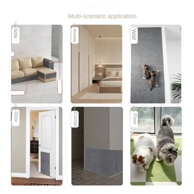 Sofa Scratching Post for ats Stuff Self- Adhesive Tape Carpet Scrapers for Cats Claw Sharpener Scratcher Accessories Scraper Pet Peaceful Pleasures Health and Wellness