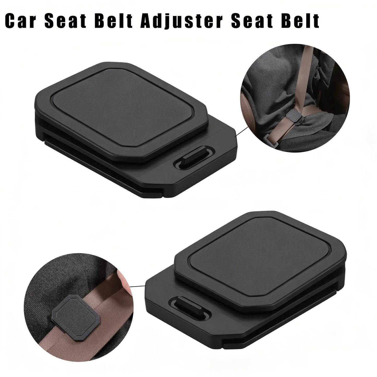 Car Seat Belt Adjuster Clip – Shoulder & Neck Comfort