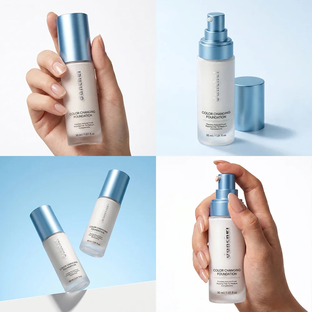 Color Changing Foundation – Buildable, Long-Lasting Coverage