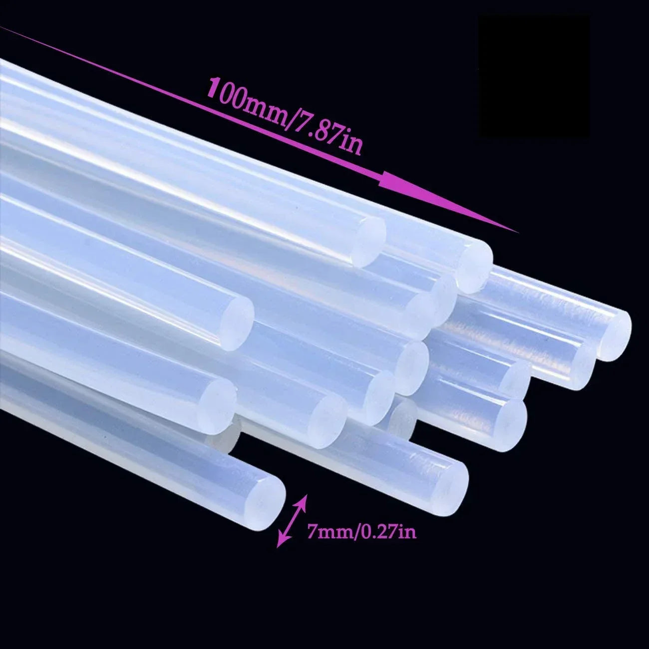 10-Pack Black Hot Melt Glue Sticks – Paintless Dent Repair