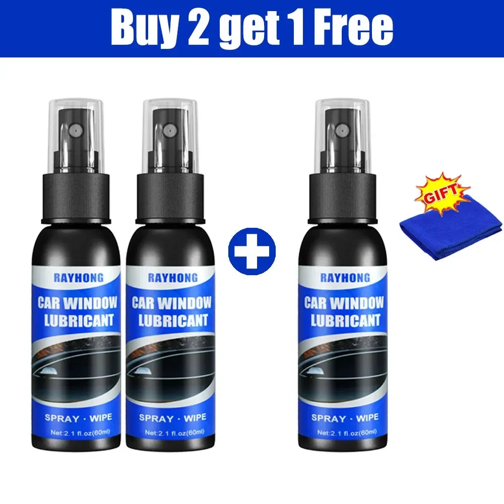 60ml Window Lubricant Rubber Door Rubber Strip Car Softening Maintenance Eliminates Noise Universal Car Products Peaceful Pleasures Health and Wellness 3pcs