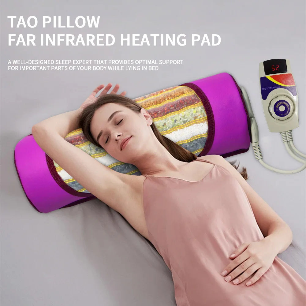 7 Chakra Crystal Heating Pillow | Infrared Therapy & Pain Relief