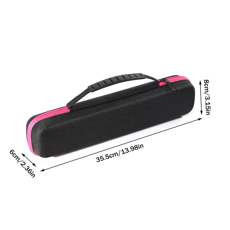 Hair Straightener Storage Bag Curling Iron Container EVA Handbag Curling Clip Carry Travel Case Waterproof And Anti-fall Peaceful Pleasures Health and Wellness
