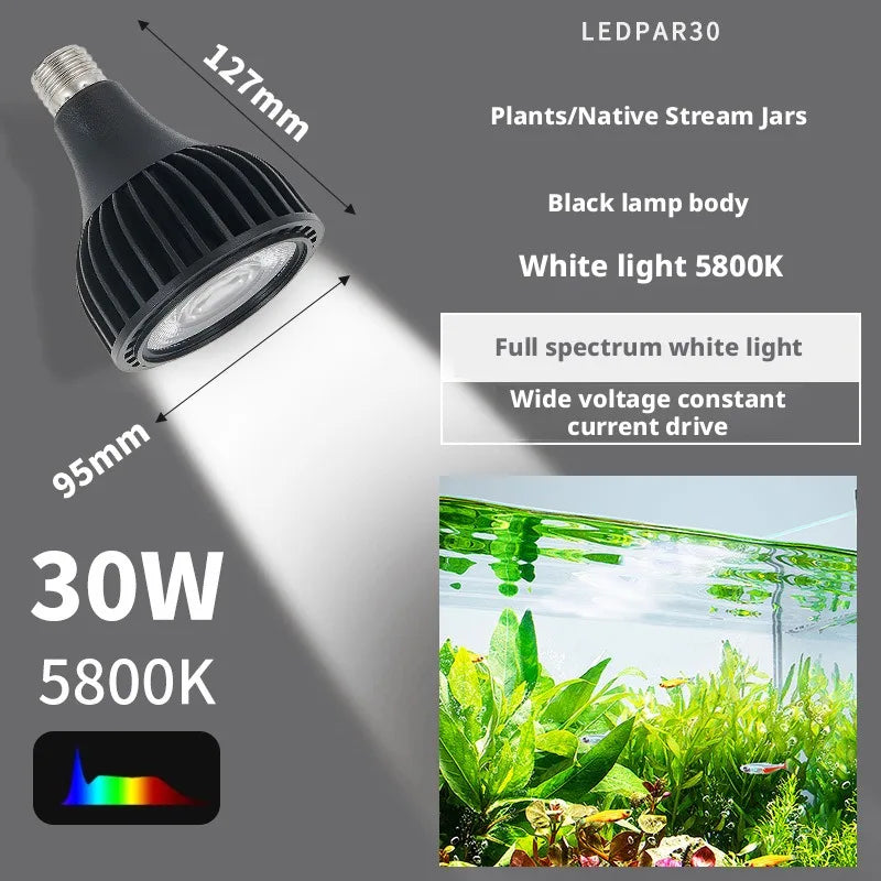 SHINEKNOT 30W Full Spectrum COB LED Plant Grow Light E27