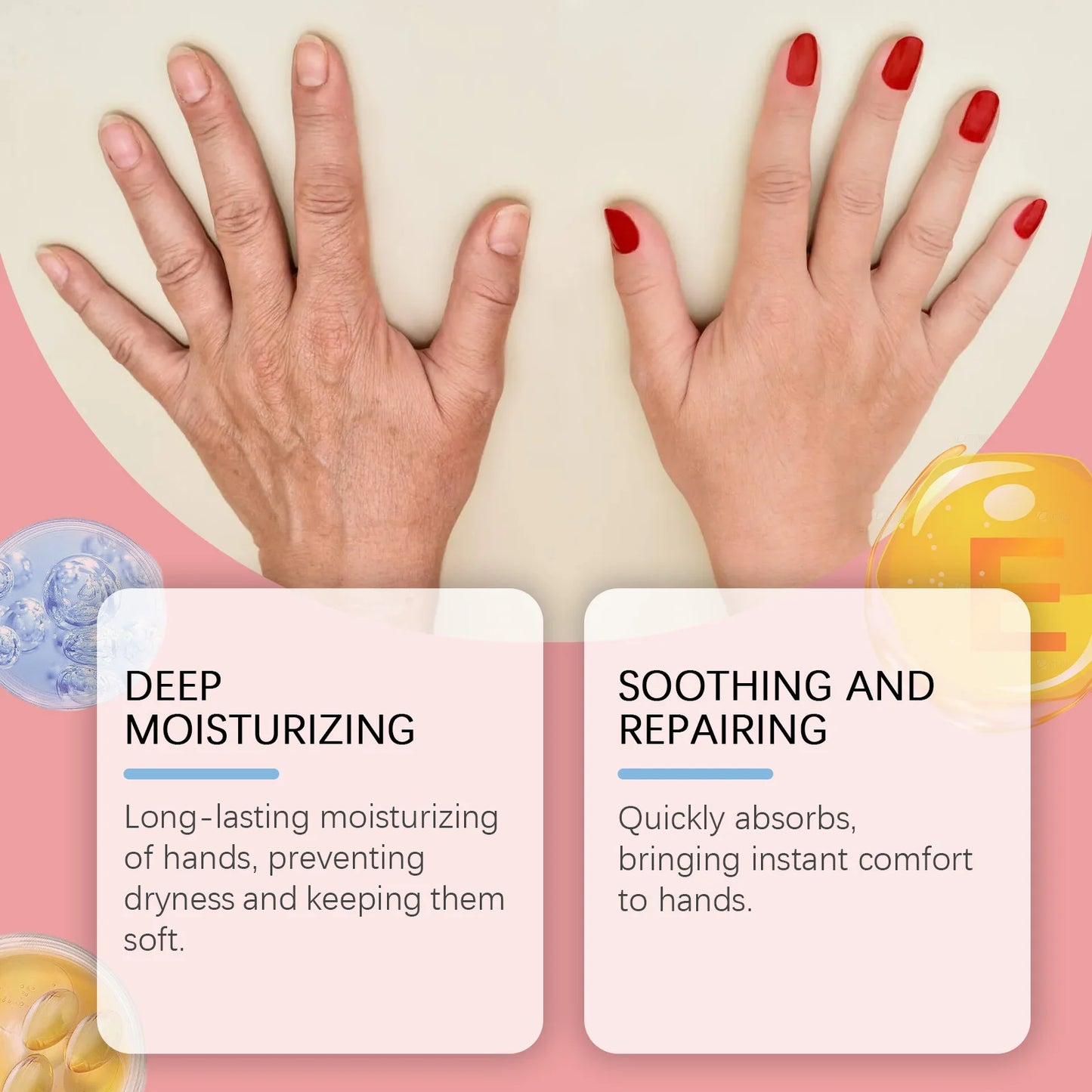 Moisturizing Hand Cream Anti Drying Nourishing Hand Brighten Tender Anti Chapping Moisturizing Autumn Winter Hand Skin Care Peaceful Pleasures Health and Wellness