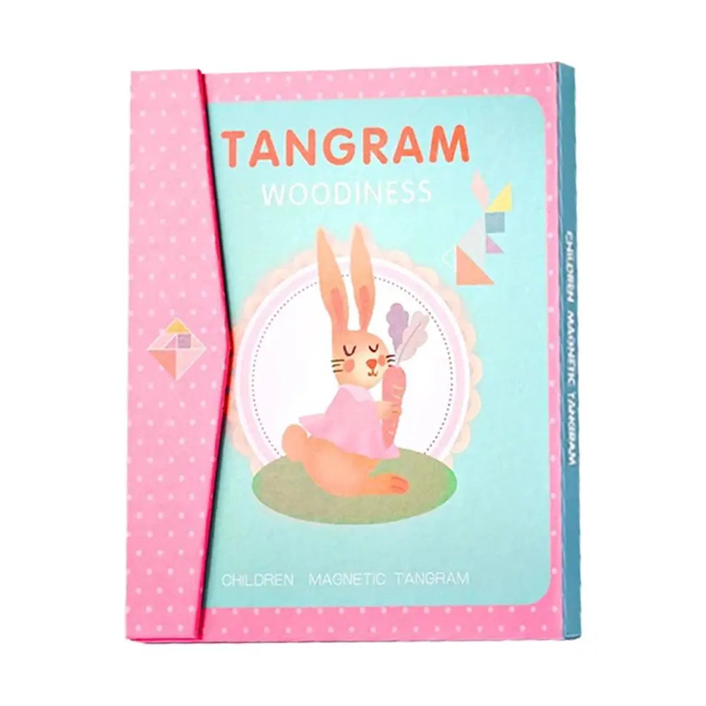 Magnetic Tangram Puzzle for Kids | Montessori Learning Toy