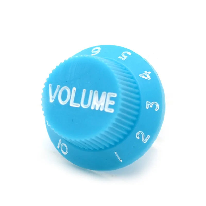 Black Plastic Volume Tone Control Knob Electric Guitar Pickup