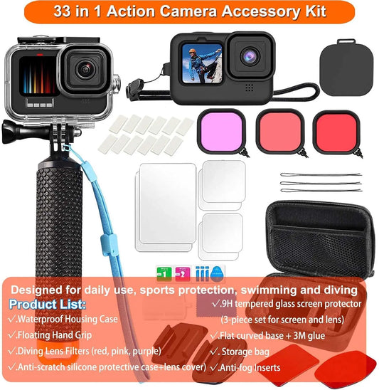 GoPro Hero 9–13 Waterproof Housing Case | 60M Dive Kit Waterproof Camera Housing Oasis Select Full Kit China Mainland