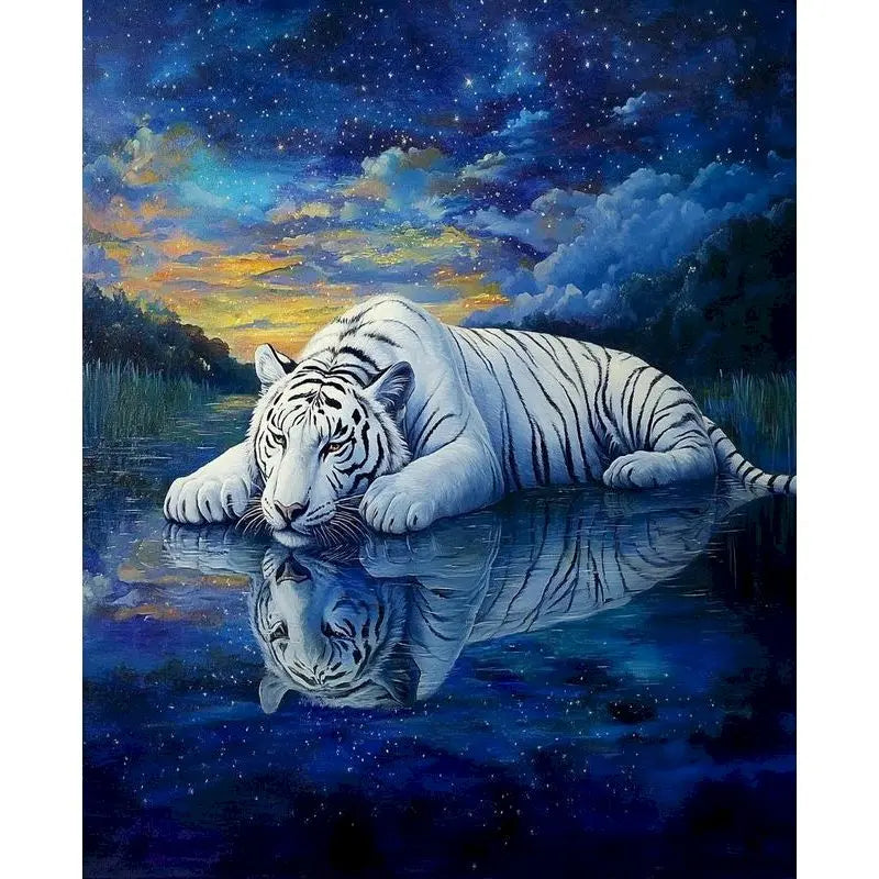 Paint by Numbers Kit Animals Canvas 60×75cm | Acrylic Art