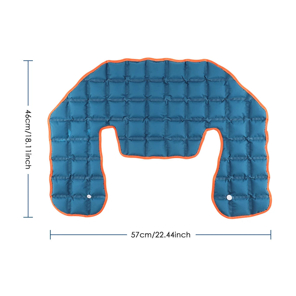 1PC Reusable Hot Cold Gel Pack Large Ice Pack Cooling Mat for Back/Knee/Calf/Shoulder Relaxation for First Aid Sports Sprain Peaceful Pleasures Health and Wellness shoulder ice pack