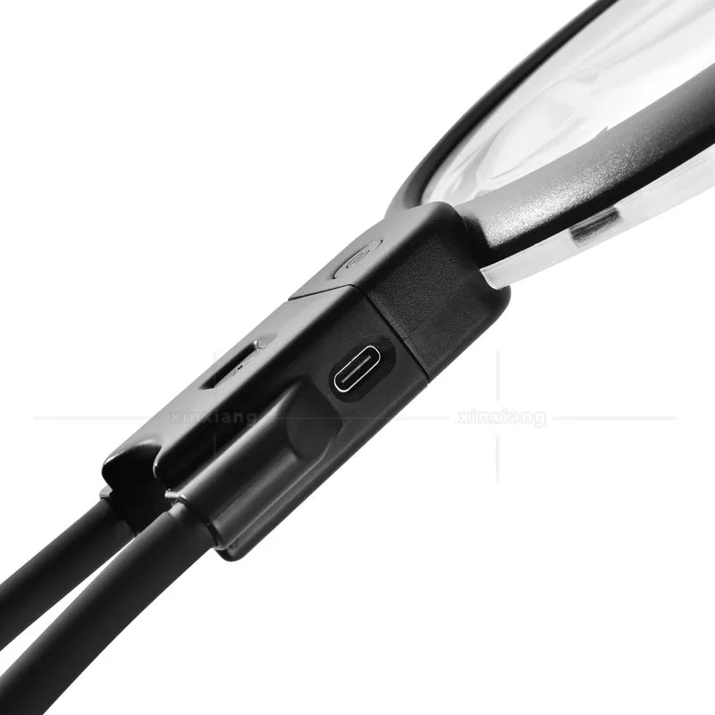 5X 15X Charging Magnifeir, 36 Leds with Three Levels of Light Source, Handheld Head Mounted, Repairing Magnifying Glass Peaceful Pleasures Health and Wellness
