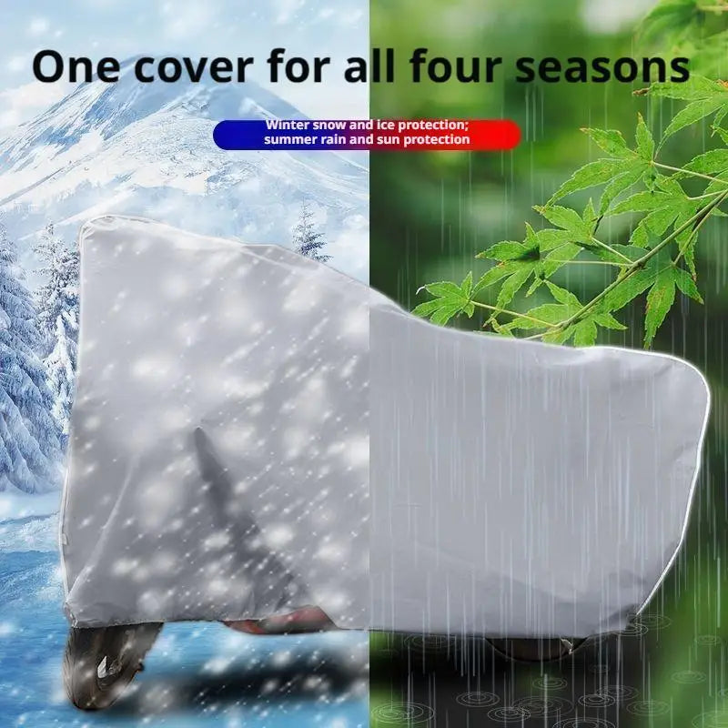 1pcs Motorcycle Bike Cover Waterproof Windproof UV Protection Dustproof E-Bike Cover For Indoor Outdoor All Season Storage Peaceful Pleasures Health and Wellness