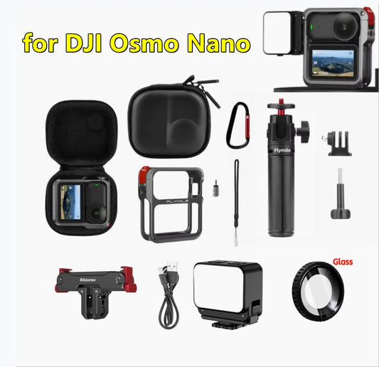 DJI Osmo Nano Aluminum Cage | Cold Shoe & Quick Release Camera Cage Oasis Select