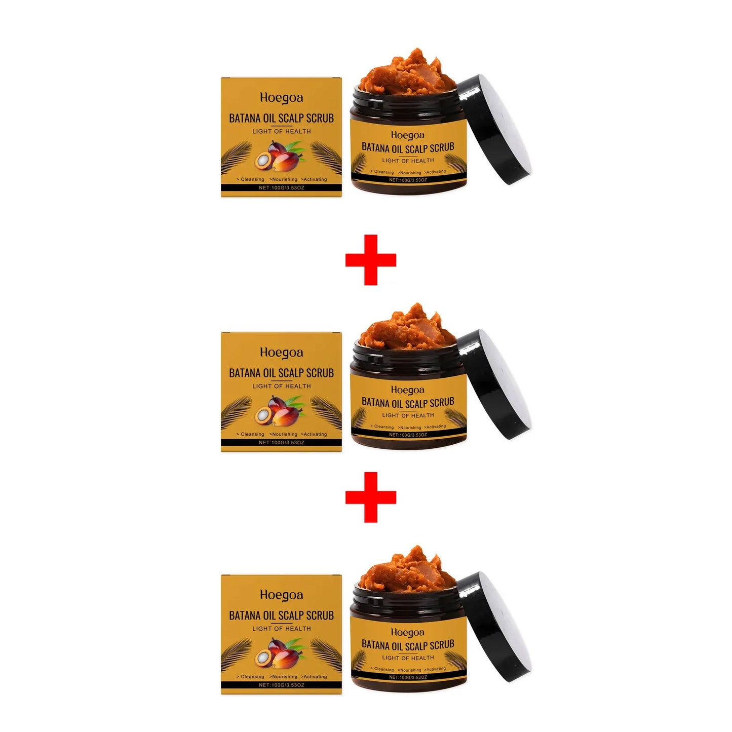 HOEGOA Batana Oil Scalp Scrub – Deep Clean & Nourish 100g