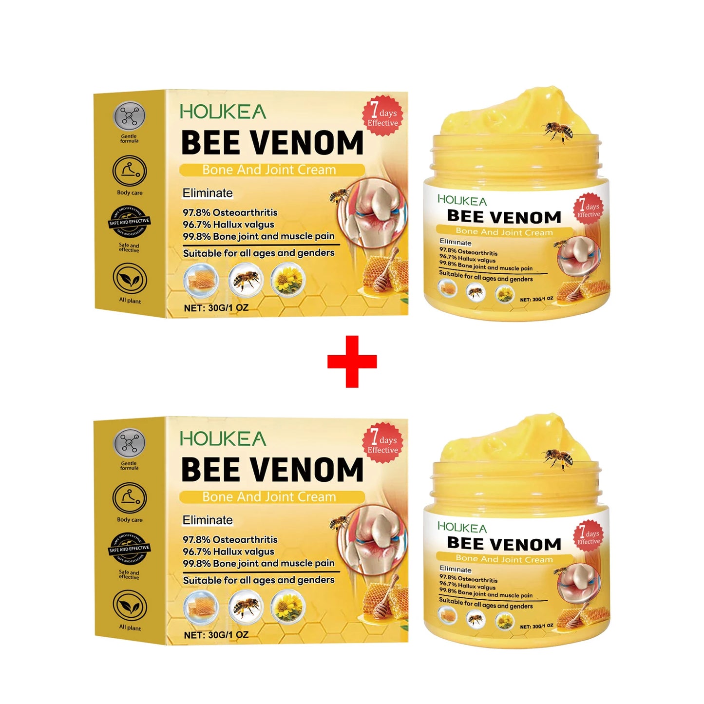 Bee Venom Bone & Joint Care Cream – 30g Nourishing Body Cream