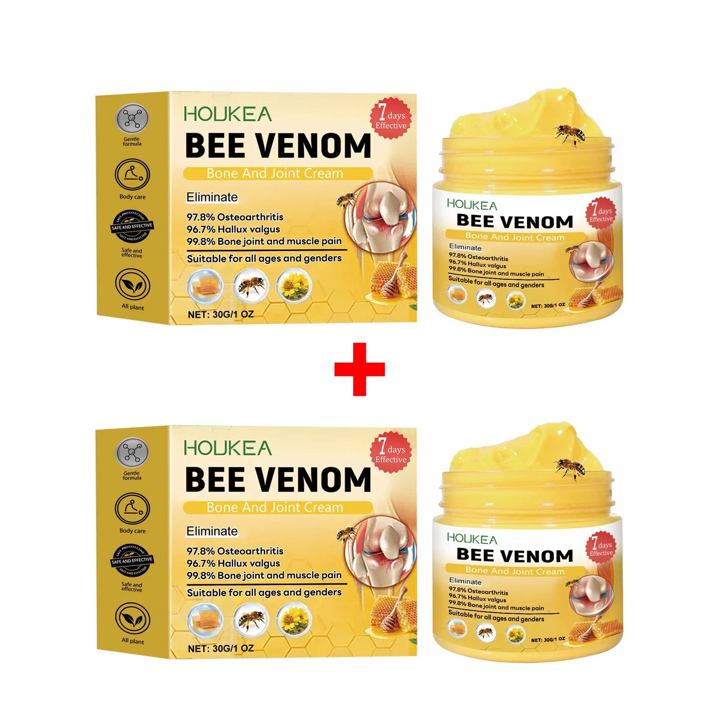 Bee Venom Bone & Joint Care Cream | Moisturizing Body Cream 30g