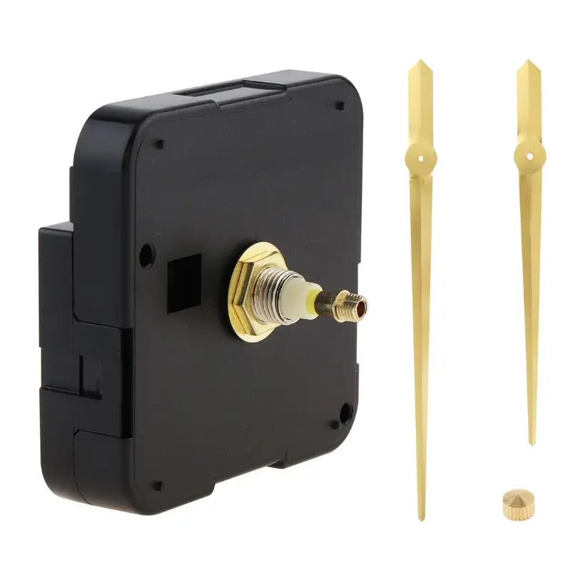 Wall Clock Mechanism Silent Quartz Movement Machine Wall Hands Silent Sweeping Second Movement with Pointer DIY, Repair Tools Peaceful Pleasures Health and Wellness