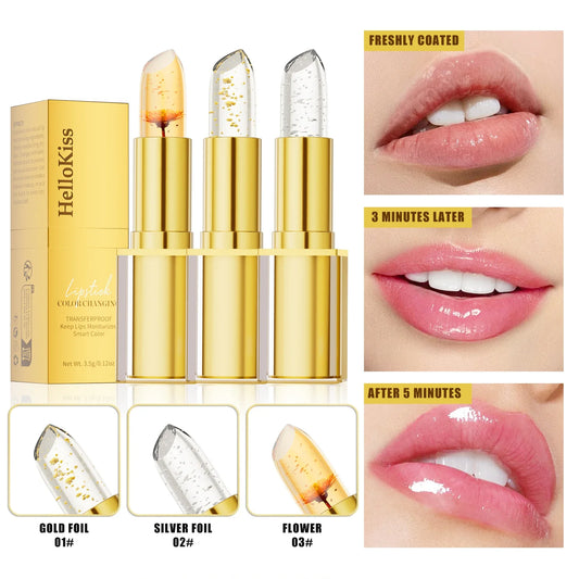 Hello Kiss pH Color Changing Lipstick – 24Hr Moisturizing Gloss Color Changing Lipstick Oasis Select