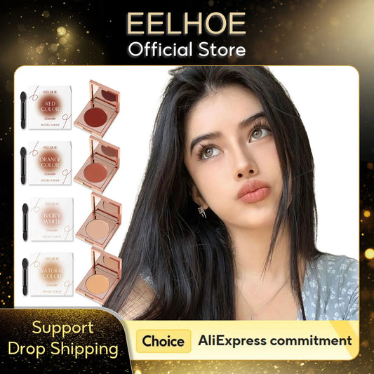 EELHOE 4-Color Full Coverage Concealer – Waterproof & Oil Control Cream Concealer Peaceful Pleasures Health and Wellness